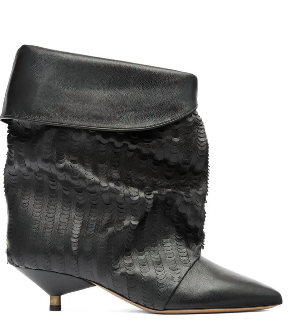 NEW ISABEL MARANT women's edrik boot in black
